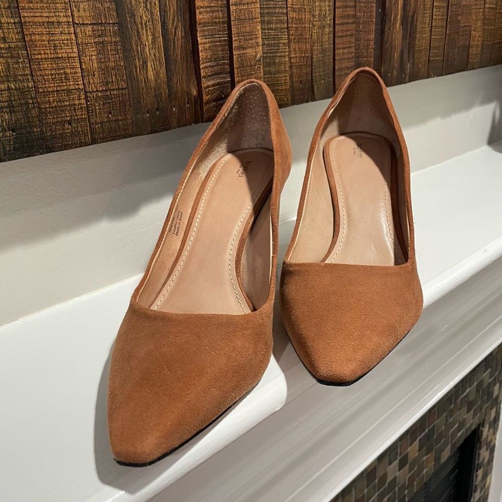 BOTKIER - Tabitha Pumps Heels Brown Suede 9.5 - Picture 8 of 11